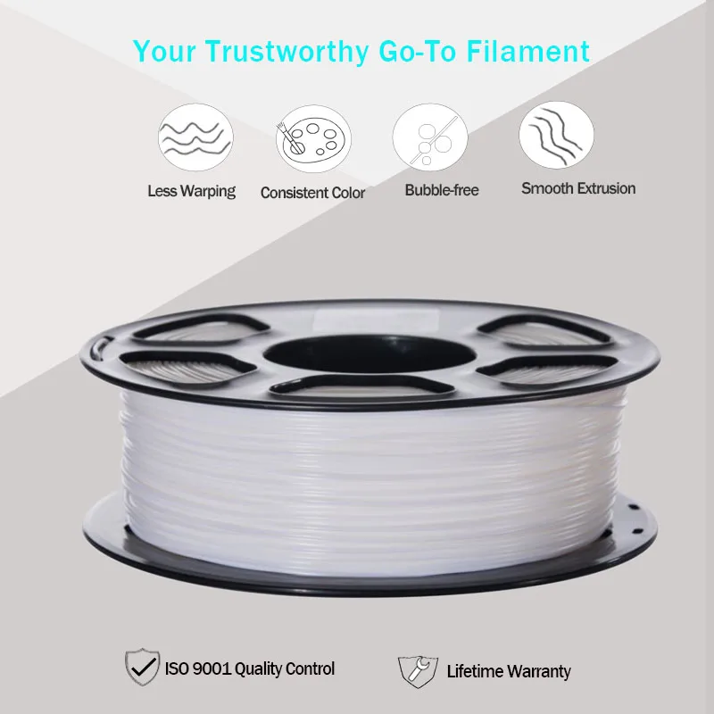 NorthCube PLA/ABS/PETG 3D Printer Filament 1.75MM 343M/10M10Colors 1KG 3D Printing Plastic Material for 3D Printer and 3D Pen
