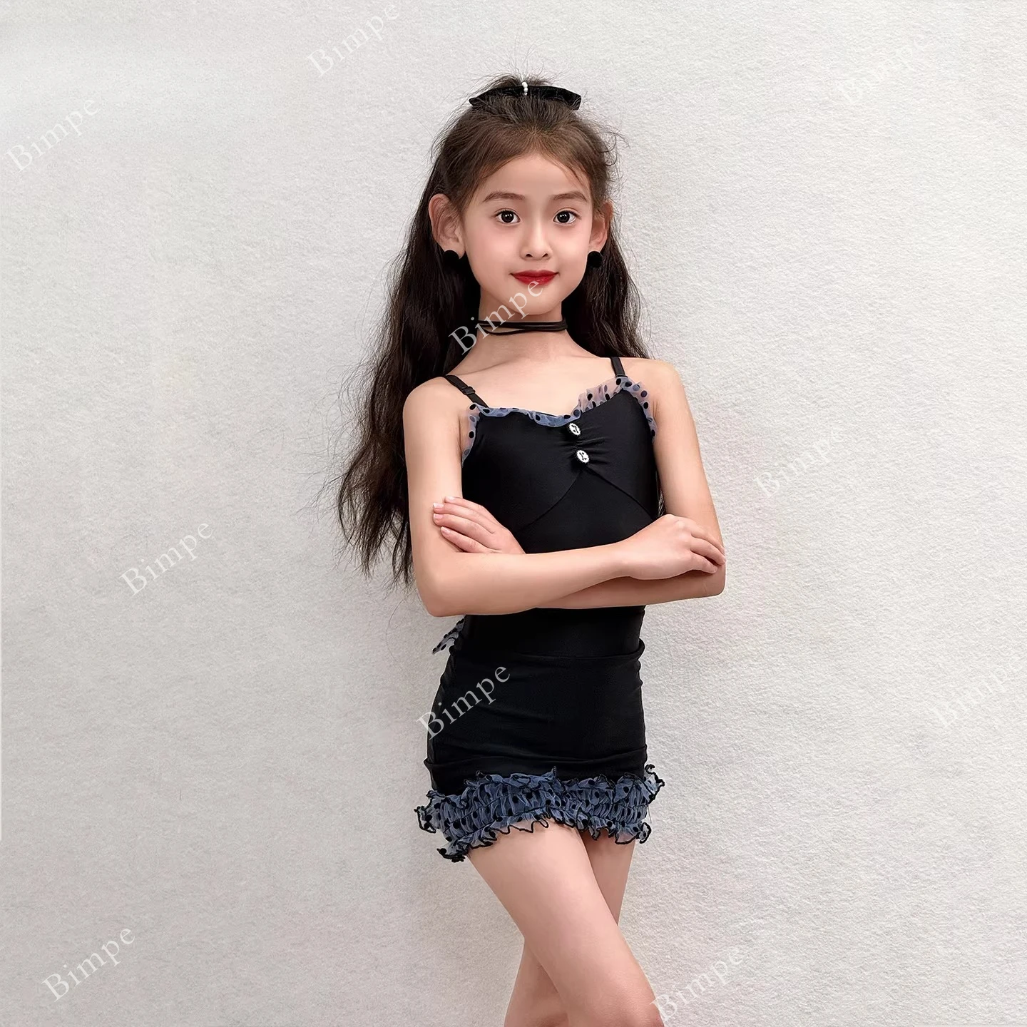 

Детский стандартный костюм для латиноамериканских танцев (румба, самба), платье для сальсы, платье для бальных танцев для девочек, юбка для детских танцевальных соревнований