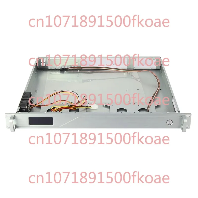Ultra-short 1U Chassis Aluminum Panel with Temperature Control Display 1U400 Industrial Control Server Chassis