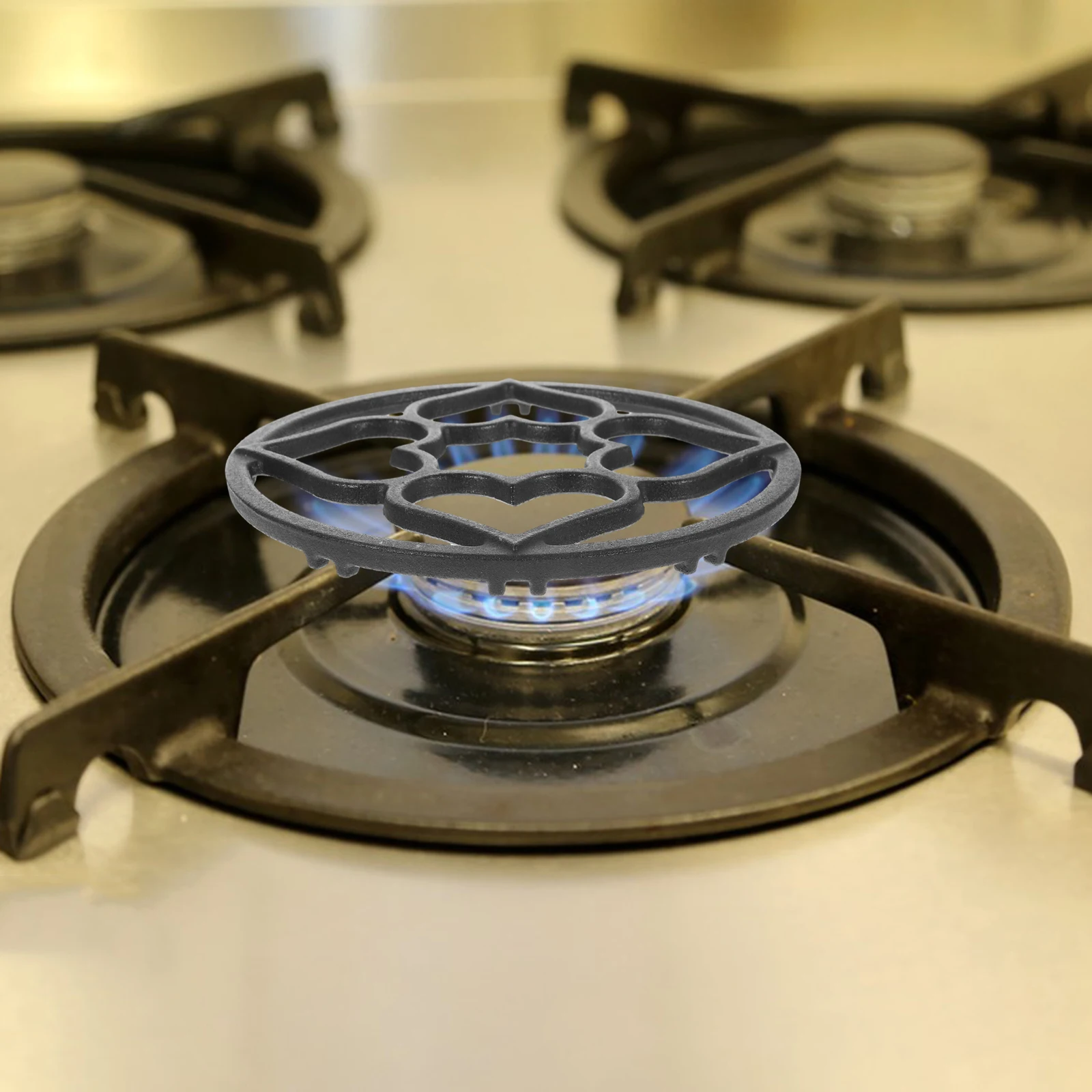 

Gas Stove Wok Ring Iron Heavy Duty Non Slip Support For Small Pots Kettles Round Pot Rack Steaming Boiling Stove