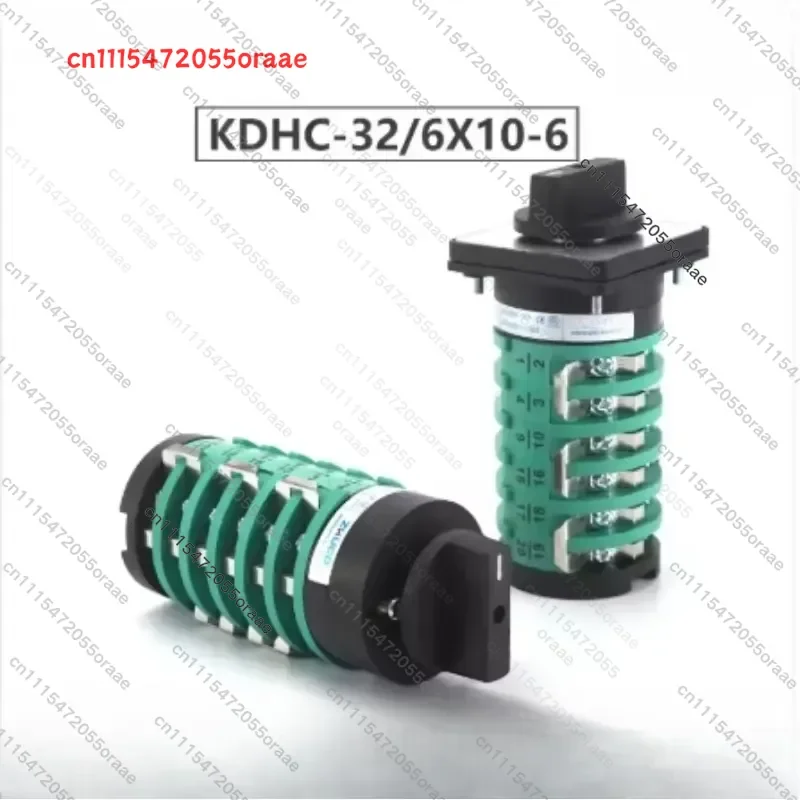 KDHC-32/6x10-6 32A 10-position 6-pole Welder Fine-tuning Welder Rotary Select Cam Switch