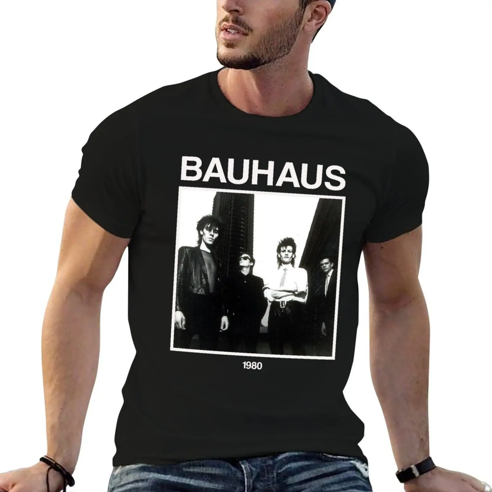 

man cotton heavy humor dark T-Shirt shirt t shirts Bauhaus t funny