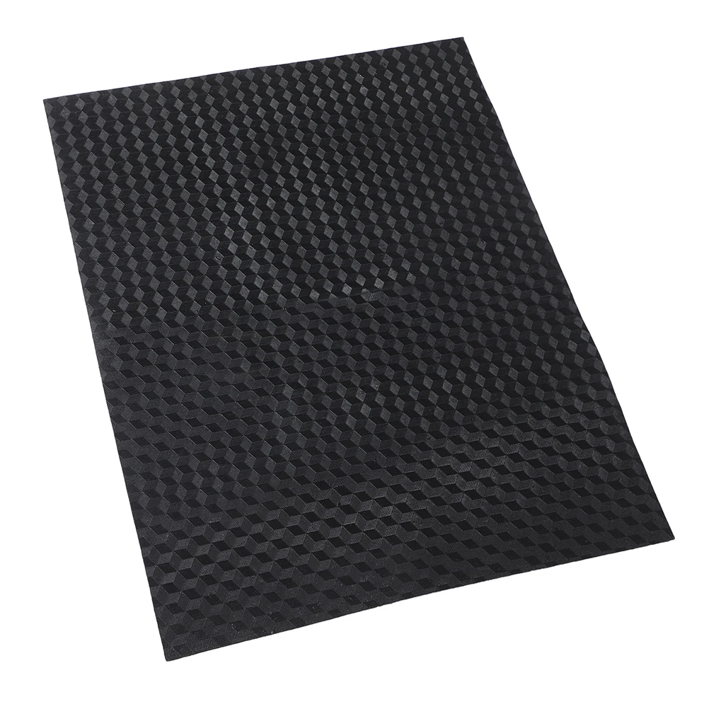 

Universal Electromobile Foot Pedal Mat Durable Rubber Non-Slip Floor Pad for Scooter Motorcycle Weather Resistant Easy DIY Cut