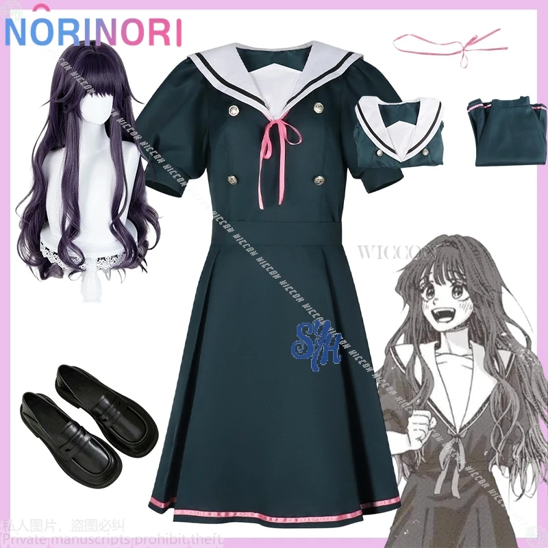 

Ароматные цветы цветы с благословением Вагури Кайроко Косплей Лето JK Короткое платье Лолита Парики Хэллоуин