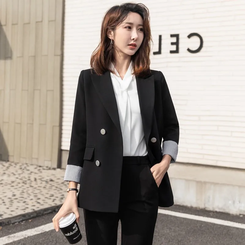 

Spring Autumn Commute Fashionable Small Size Powerful Presence Little Suit Jacket Women's Professional Western Style Top