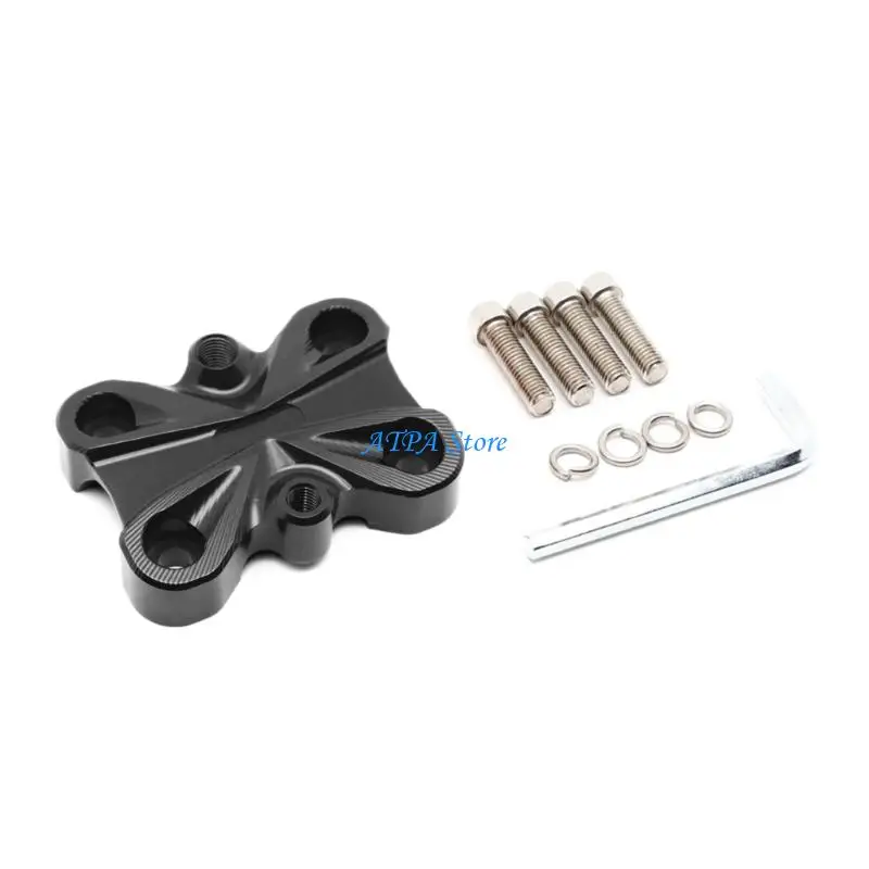 

U13C Handlebar Risers Motorcycle Handlebar Mount Clamp Extend Heightening Block For ADV160 150 With 5 Color Option