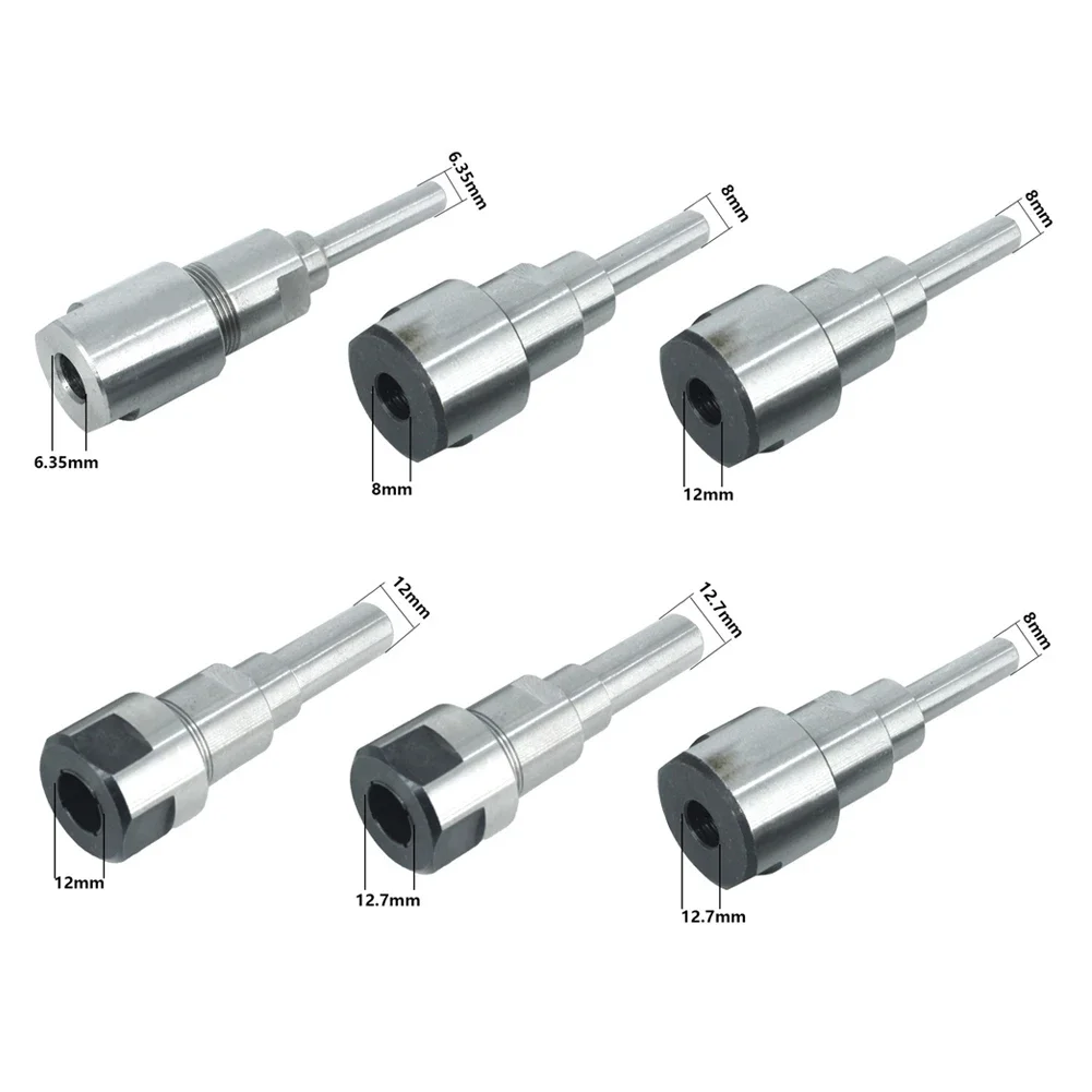 Imagem -03 - Haste Roteador Bit Extensão Haste Conversor Pinça Fresa Haste de Extensão para Máquina Gravura Acessórios mm mm mm
