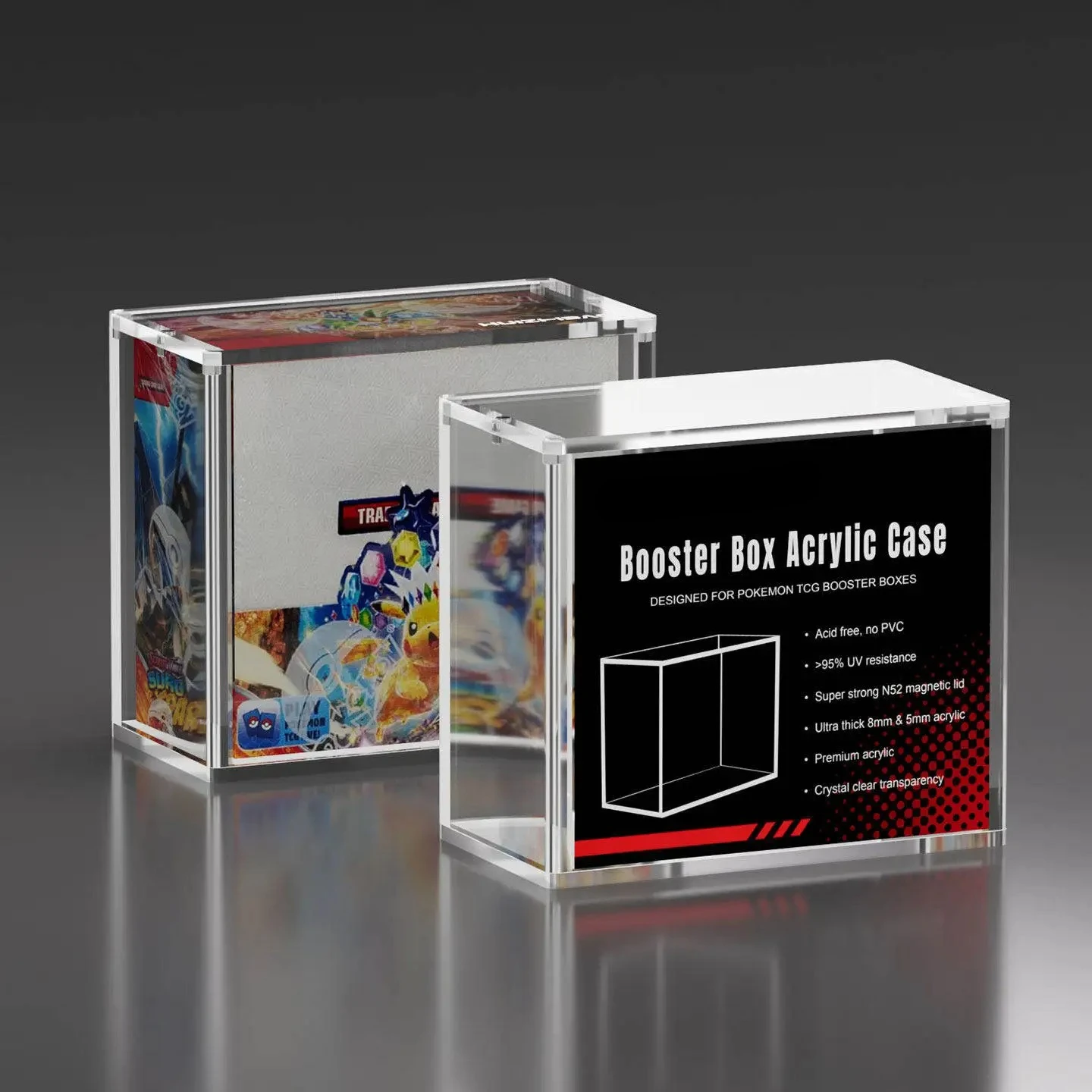 Acrylic Display Case for PTCG - đánh giá và giá Game Storage Box