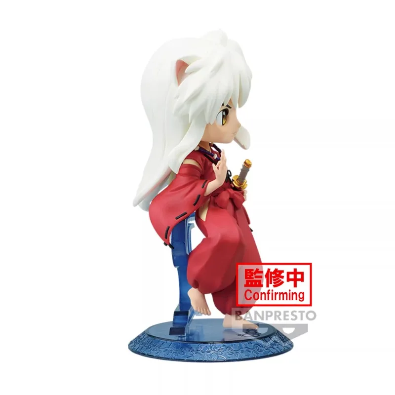 BANDAI Anime Inuyasha Qposket Inuyasha Action Figures Statua in PVC Modello Bambole da collezione Ornamento Giocattoli per bambini Regali per bambini