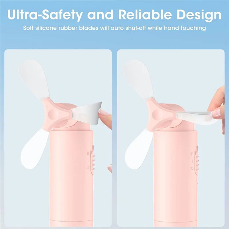 Handheld Mini Fan Portable Rechargeable 3000Mah USB Battery Powered 22+Hrs Runtime Small Hand Held Fan-A54Q