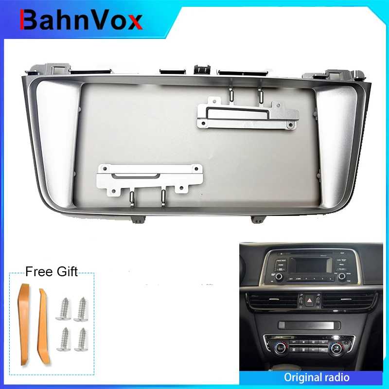 9 inch Android Car Radio frame for Kia K5 Optima 2016 2din Stereo GPS Fascia bezel Panel Adapter wire harness
