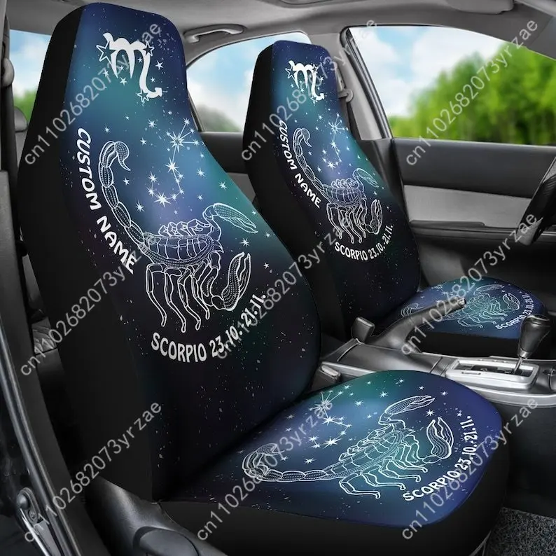 

Scorpio Horoscope Zodiac Star Car Seat Covers Universal Environmentally Friendly Interior Decorations Comfortable Seat Covers