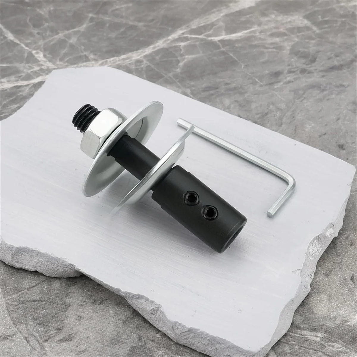 

A002 4 шт., удлинитель вала настольной шлифовальной машины, удлинитель оправки от 8 мм до 10 мм с гаечным ключом и шайбой для полировальной шлифовальной машины