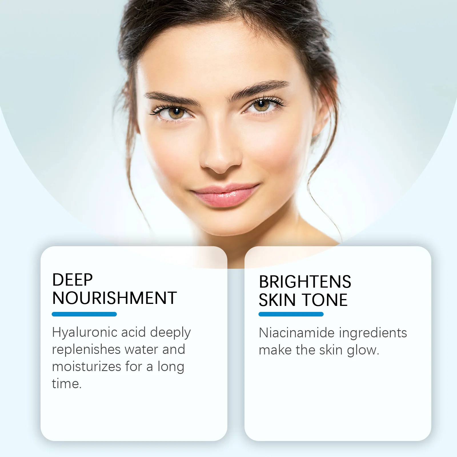 Hyaluronic Acid Face Cream Repair Skin Barrier Deep Water Locking Brightening Skin Tone Improve Dryness Moisturizing Face Care