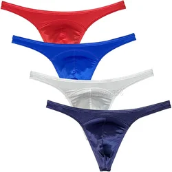 Men's Classic Bulge Pouch Thongs G String Briefs Underwear Wet Look Bikini Tanga Jockstrap