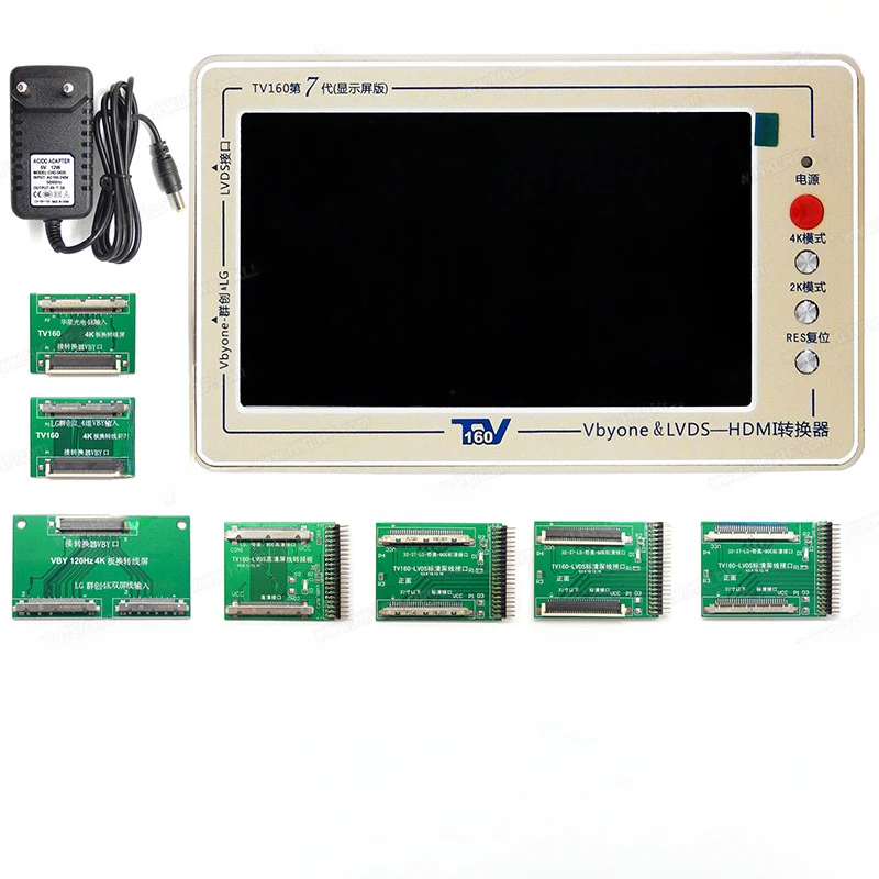 TV160 Converter 7th generation mainboard tester tool+free gift(backlight tester/sordering remove pen/multimeter)