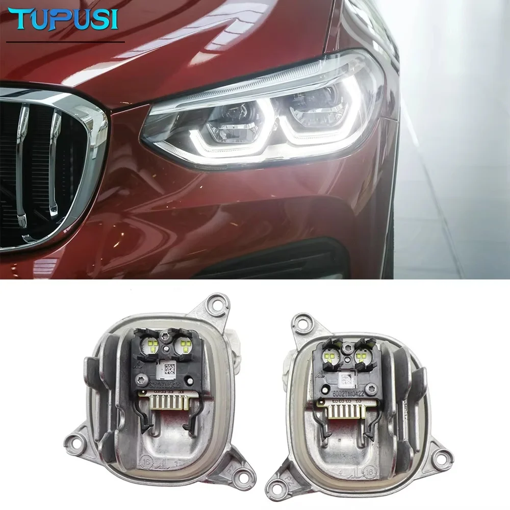 Weiß Für BMW G01/G02 X3 X4 2016-2019 OEM 63117466107 63117466108 Tagfahrlicht Angel Eyes Licht DRL LED Maker Modul Passt