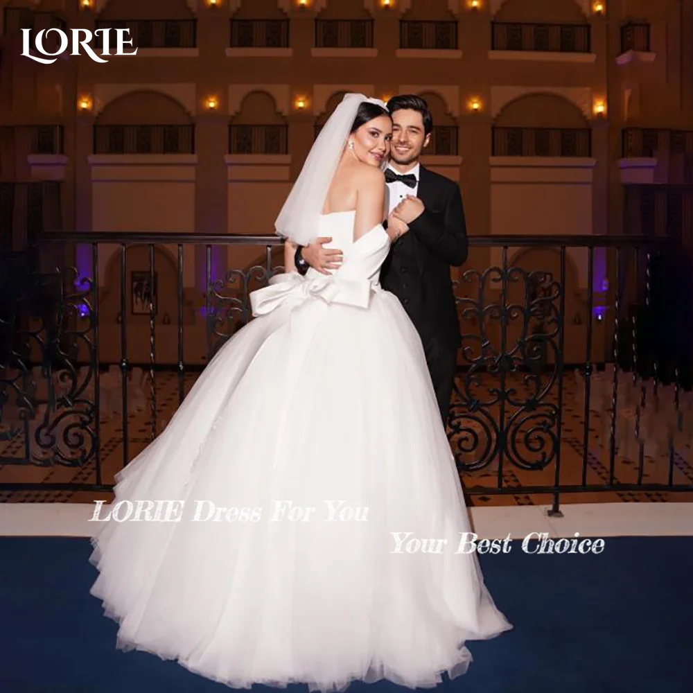 ชุดแต่งงานลูกไม้ LORIE แขนยาว จับจีบ ทรงเอไลน์ ทรงเมอร์เมด ผ้าชีฟอง ผ้าโปร่งบาง  ชุดเจ้าสาวแบบคอร์เซ็ทสั่งตัดได้ ชุดราตรีงานแต่งงาน