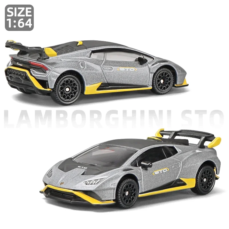 

Lamborghini STO Simulation Children Toy Miniature Voiture Home Decor Collection CCA Diecast Alloy Car Model of 1/64 Scale Hobby