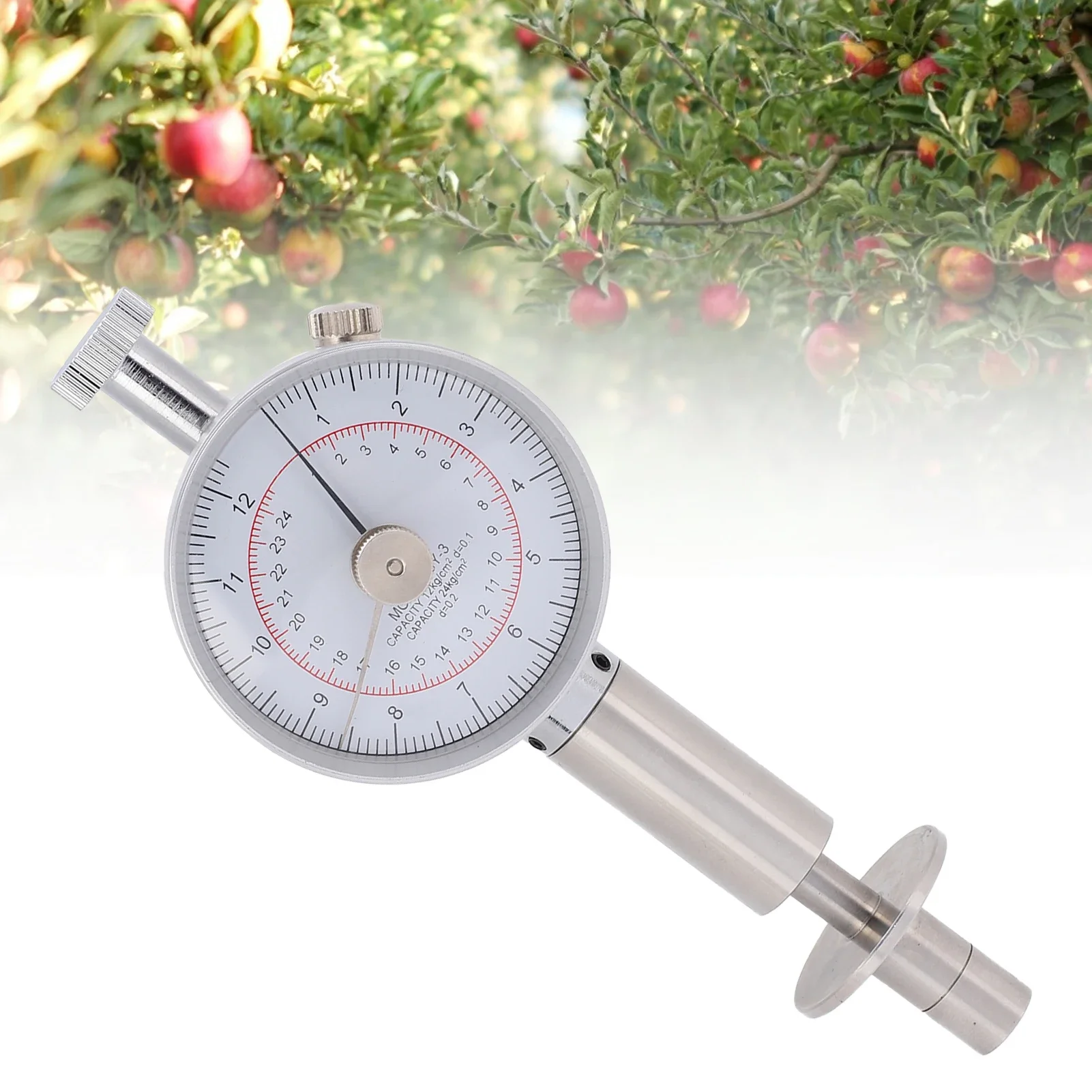 

Тестер твердости фруктов, пенетрометр для фруктов GY‐3, портативный тестер твердости фруктов, пенетрометр, склерометр с двумя указателями