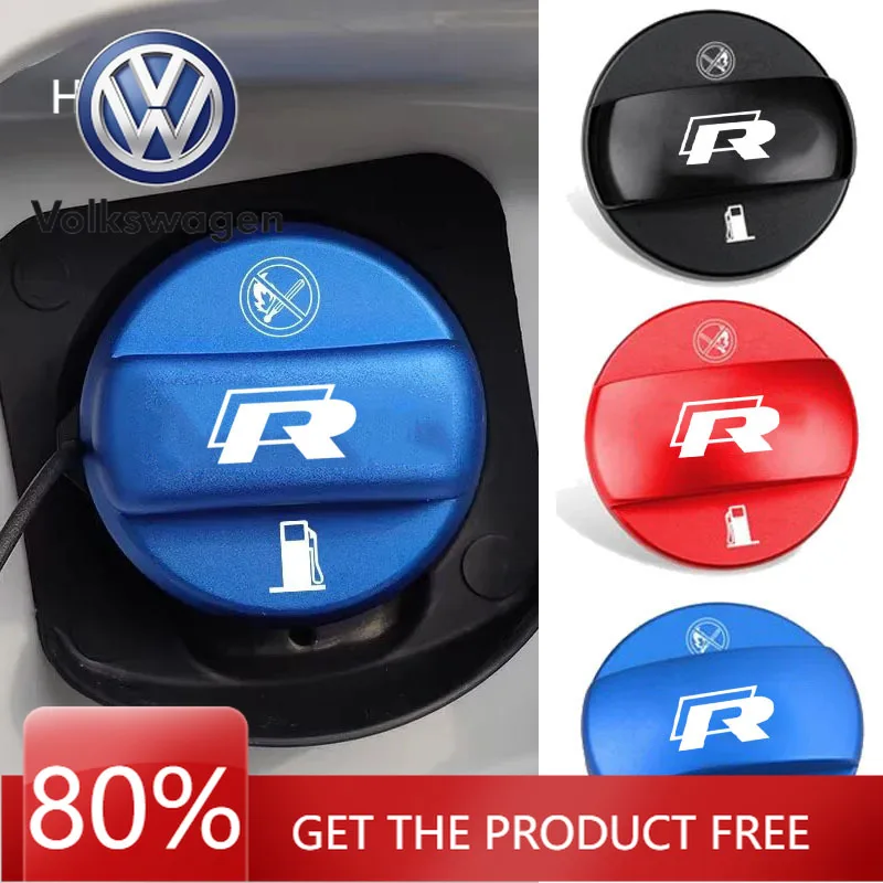 

Крышка топливного бака для VW Volkswagen Jetta MK5 Golf, аксессуары для крышки лючка бензобака с логотипом Volkswagen VW R Line, для Touareg, Golf
