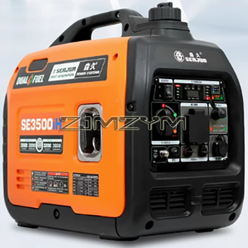 New Outdoor Charging SE3500iH Silent Variable Frequency Generator Portable Dual Fuel Generator 230V Household