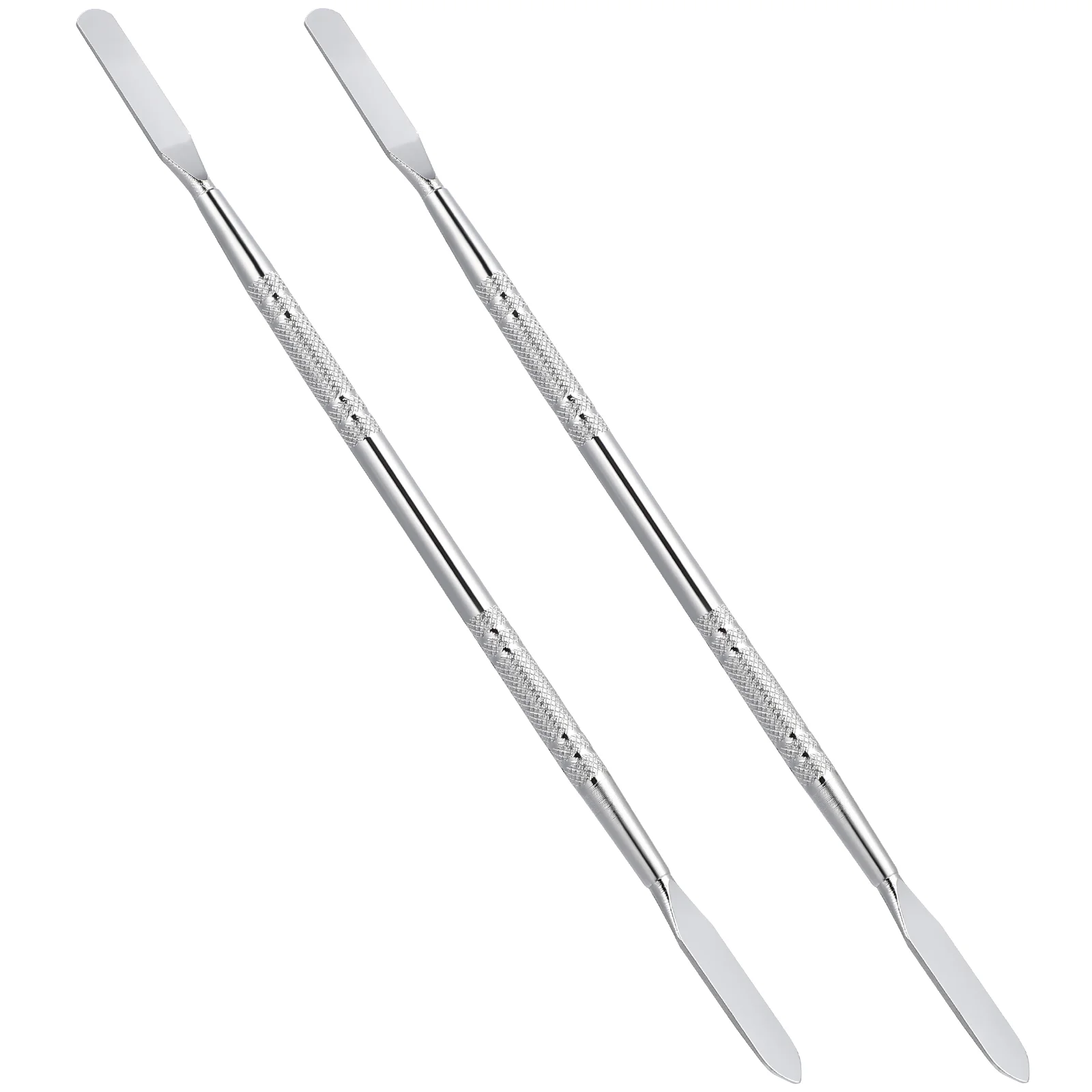 

2 Pcs Laptop Computer Pry Bar Slender Metal Flat Spudger Silver Tool Bars Tools