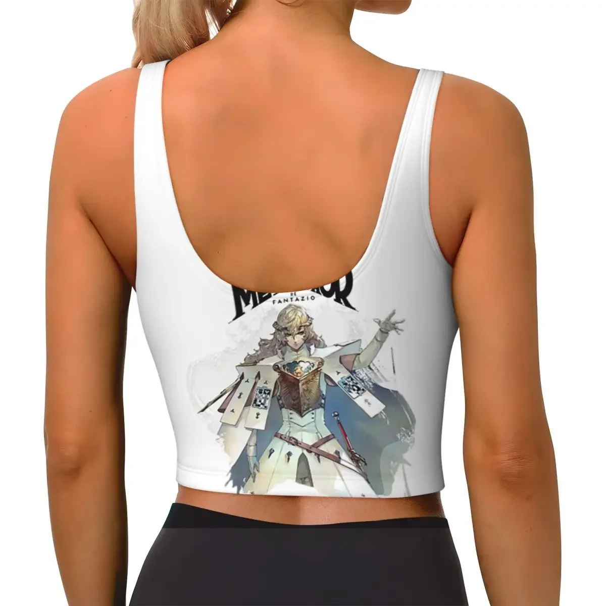 Custom Metaphor Refantazio Louis Atlus Women Sports Bras High Impact Vest Gym Workout Yoga Crop Tank Tops