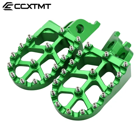 Подставки для педалей с ЧПУ, подножки для Kawasaki KX KLX KXF 250 450 250F 450F 250X 450X 450R 2006 2007 2008 2009 2010 2011-2021