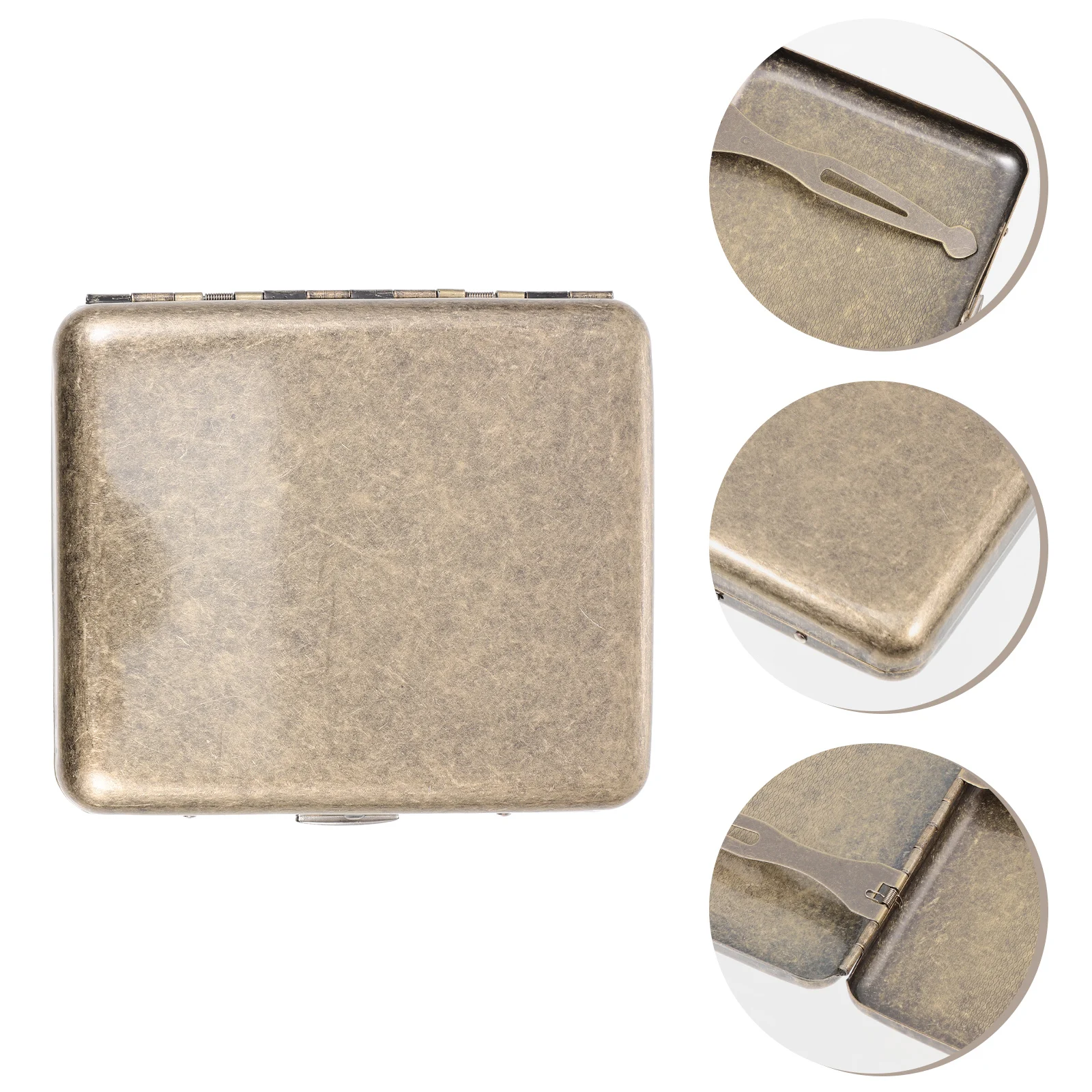 

Sturdy Metal Case Portable Box Design Durable Smoke Container Gift Idea Cigarette Carrying Box Cigarette Storage Case