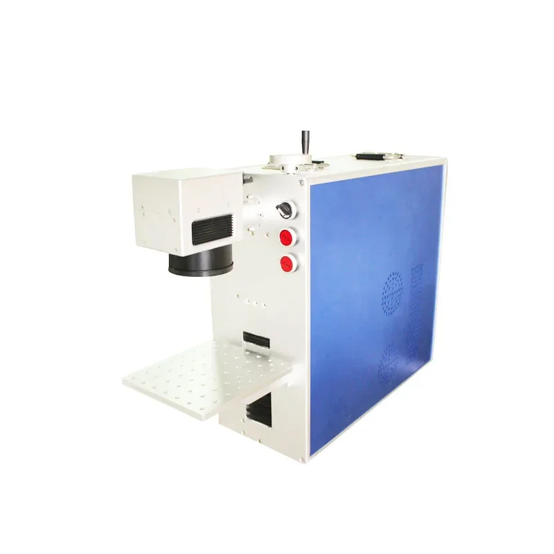 

20 watt 30 watt desktop integrated fiber optic marking machine small portable metal sign engraving machine