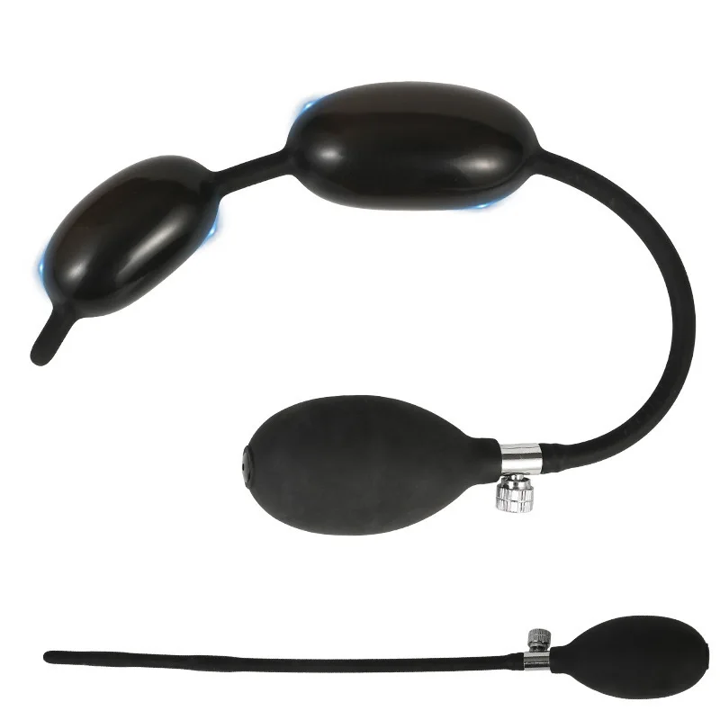 Inflatable Silicone Urethra Catheter Dilator Penis Plug SM Stimulator Urethral Sounding Rod Delay Ejaculation Sex Toy For Men