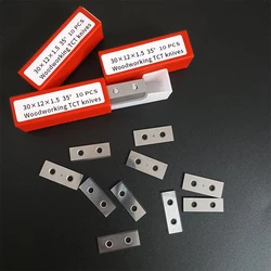 30mm Carbide Inserts Lathe Planer Edge Spiral Cutters Chisel Replacement Blades Wood Turning Jointer Scraper Trimming Knife Tool