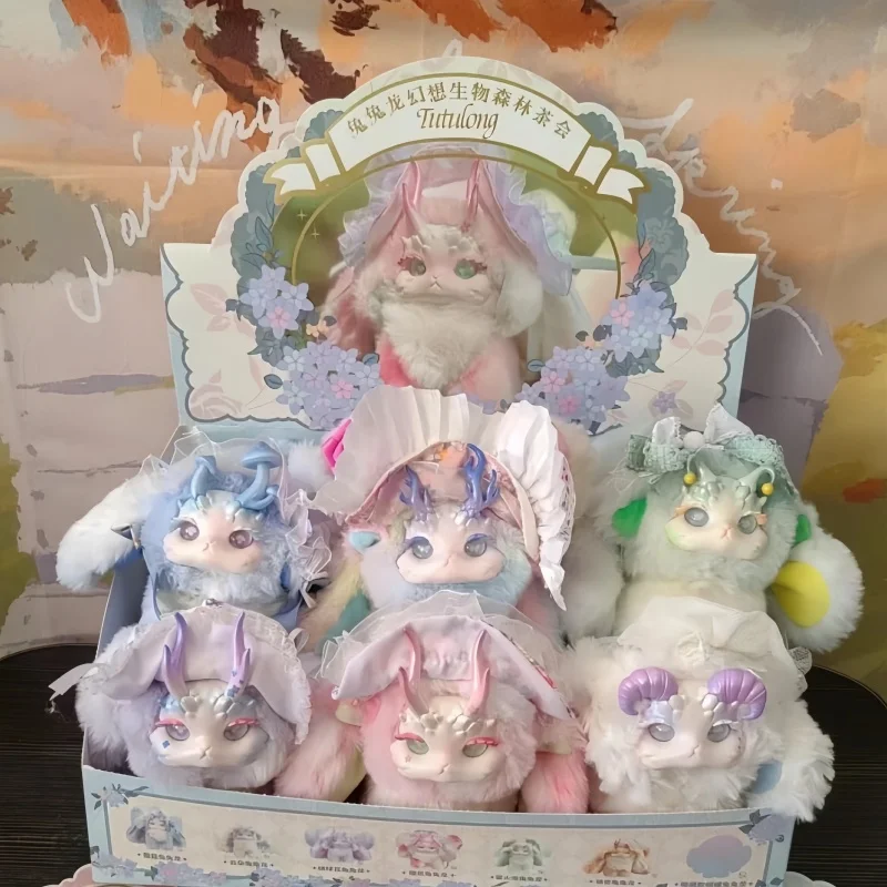 

Genuine Tutulong Fantasy Forest Tea Party Series Blind Box exquisite Dragon Rabbit Doll Kawaii Anime Figure Surprise Box Toys