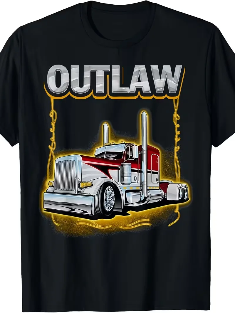 Summer men's printed short-sleeved T-shirt, suitable for Valentine's Day and Easter, as a holiday gift, for travel