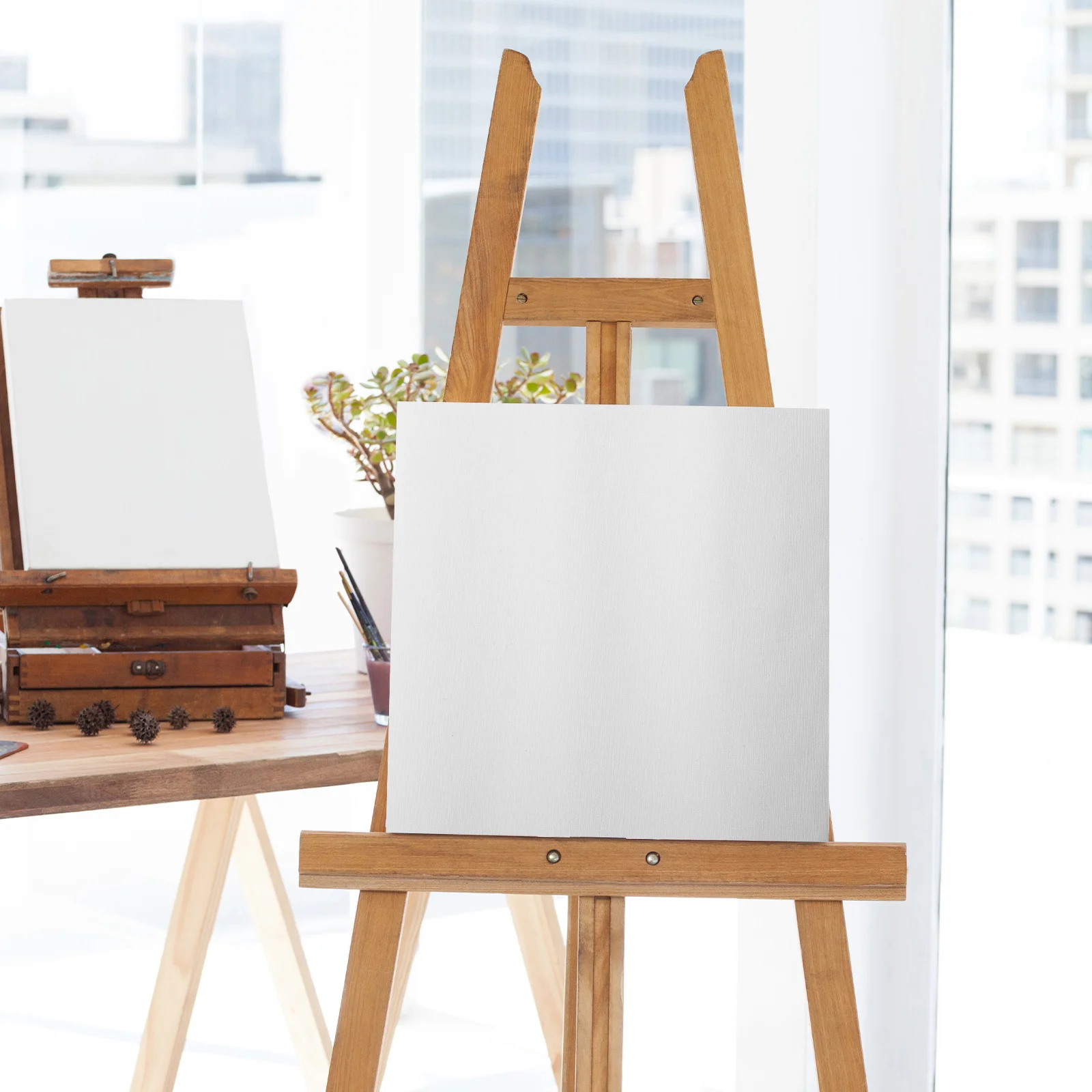 

10Pcs Oil Painting Canvas Sheet Cotton Blank Small Drawing Canvas for Students Beginners Artists Multipurpose Painting Supplies