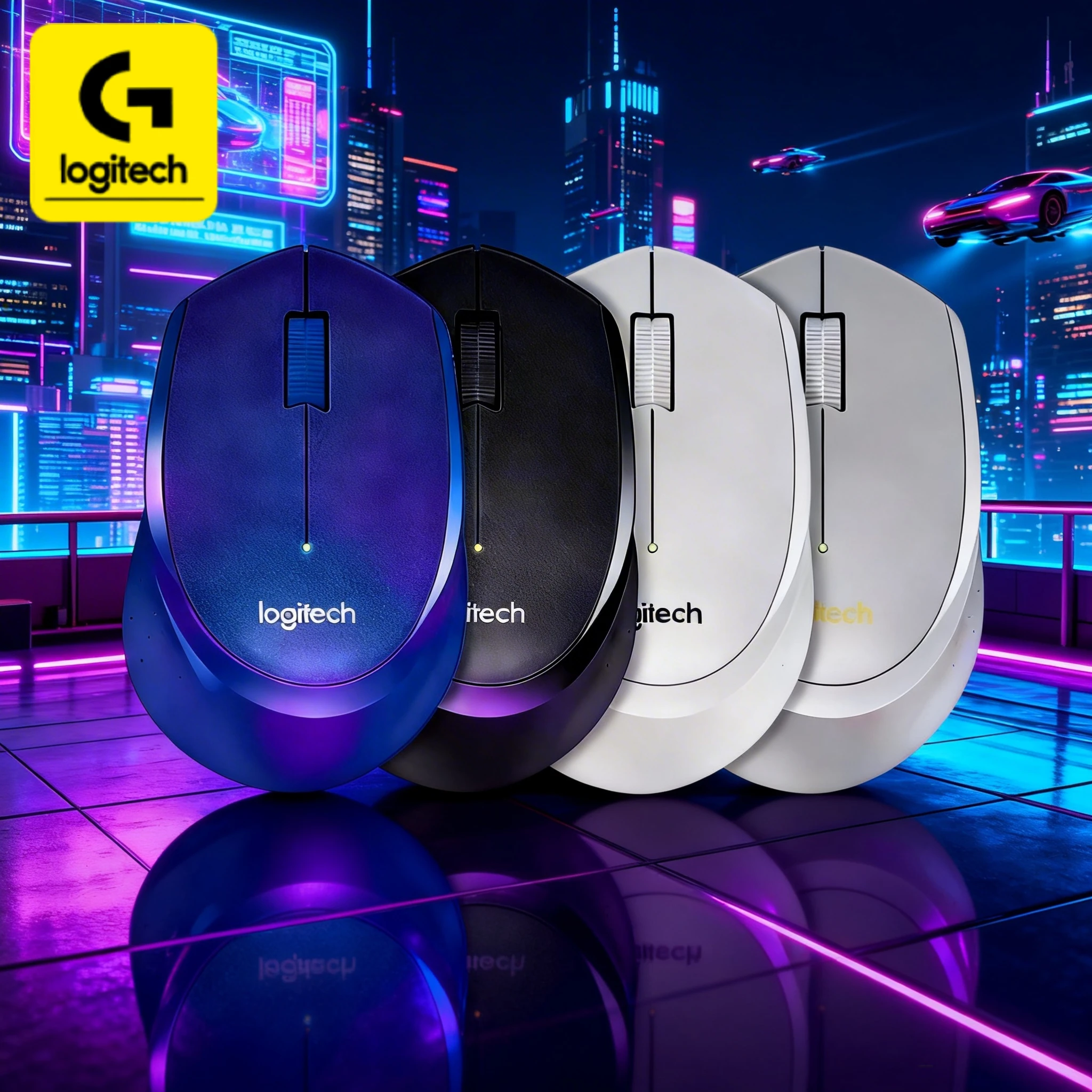 

Logitech M330/M220 Silent Enhanced Mouse: Compact and portable with a comfortable grip, an essential tool for office work.