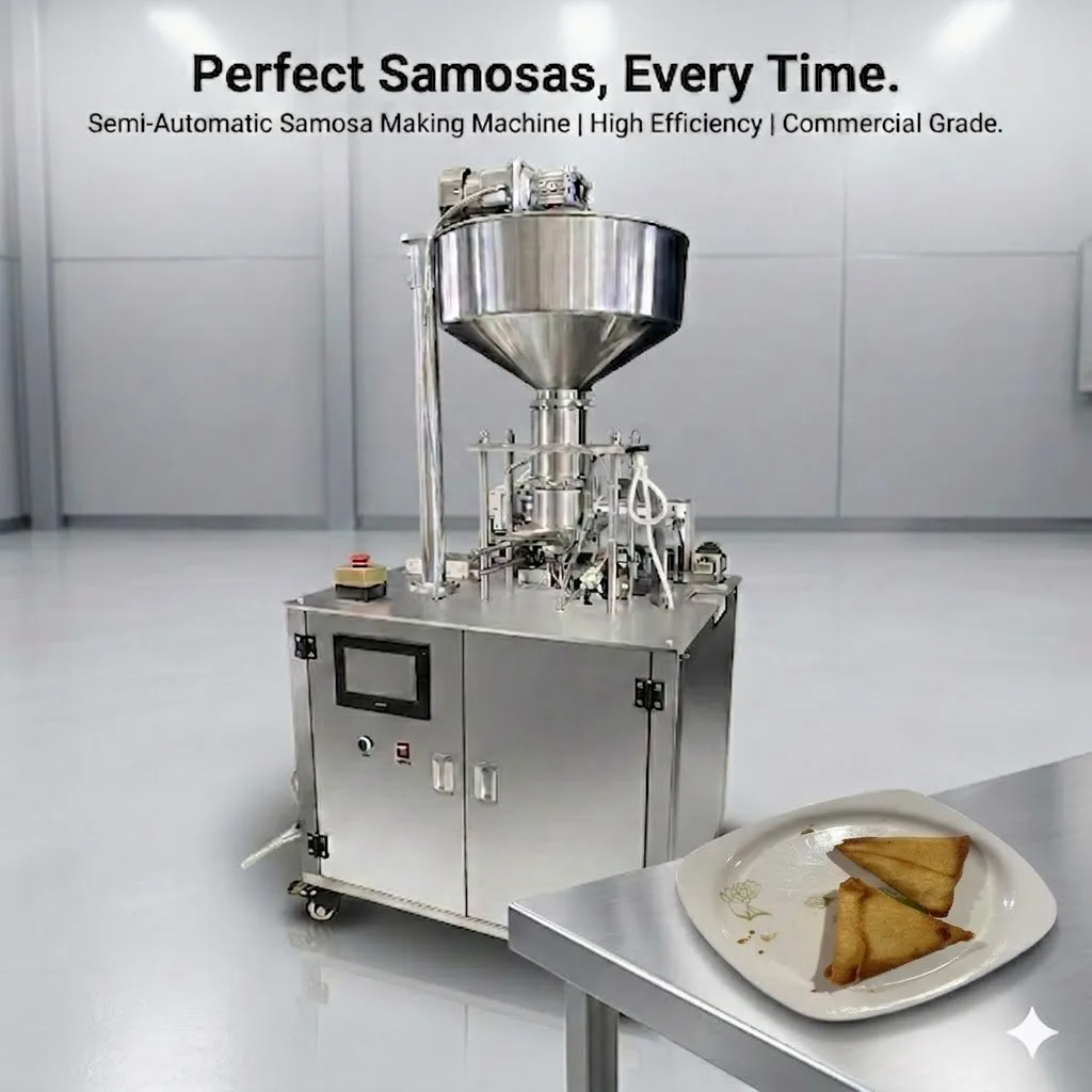 Small Samosa  Wrapper  Semi Automatic Samosa Folding