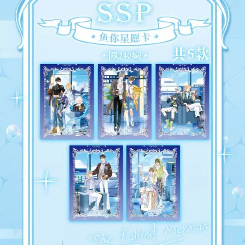 Genuine The Falling Merman Card The Falling Merman Heart Sea Adventure Star Wish Pack SCE Novel Anime Collection Cards Toys view 4
