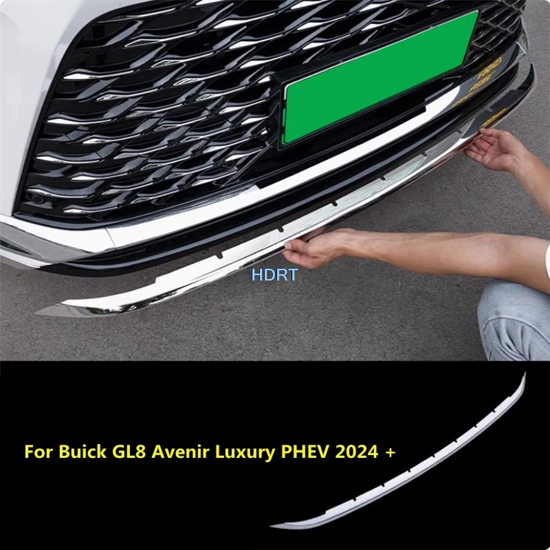 Car Styling Accessories Exterior Sticker For Buick GL8 Avenir Luxury PHEV 2024 + Front Bumper Racing Grille Hood Engine Molding