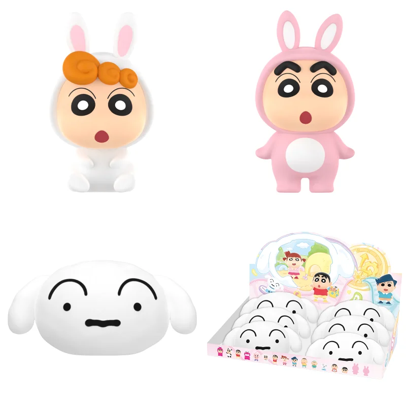 

Мультяшный карандаш Шин Чан Little White Time Capsule Series Голова собаки Слепая коробка Аниме Мини-фигурки Модель Орнамент Игрушки Подарки