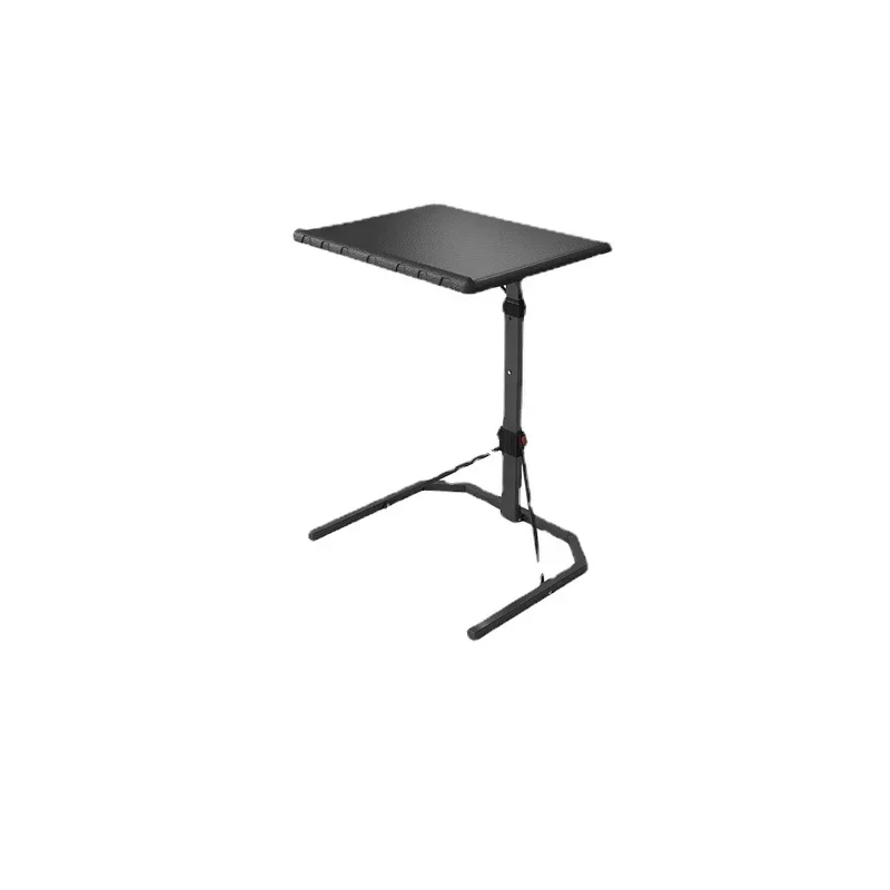 Folding Laptop Table Black With Adjustable Height and Tilt Angle Portable Gaming Computer Desk Tablet Stand Tray Bedside Sofa