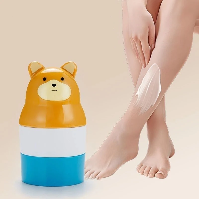 Refillable Sunscreen Roller Applicator for Kids Adults Cartoon Fish Design Leak-Proof Sun Cream Dispenser for Travel Outdoor Use