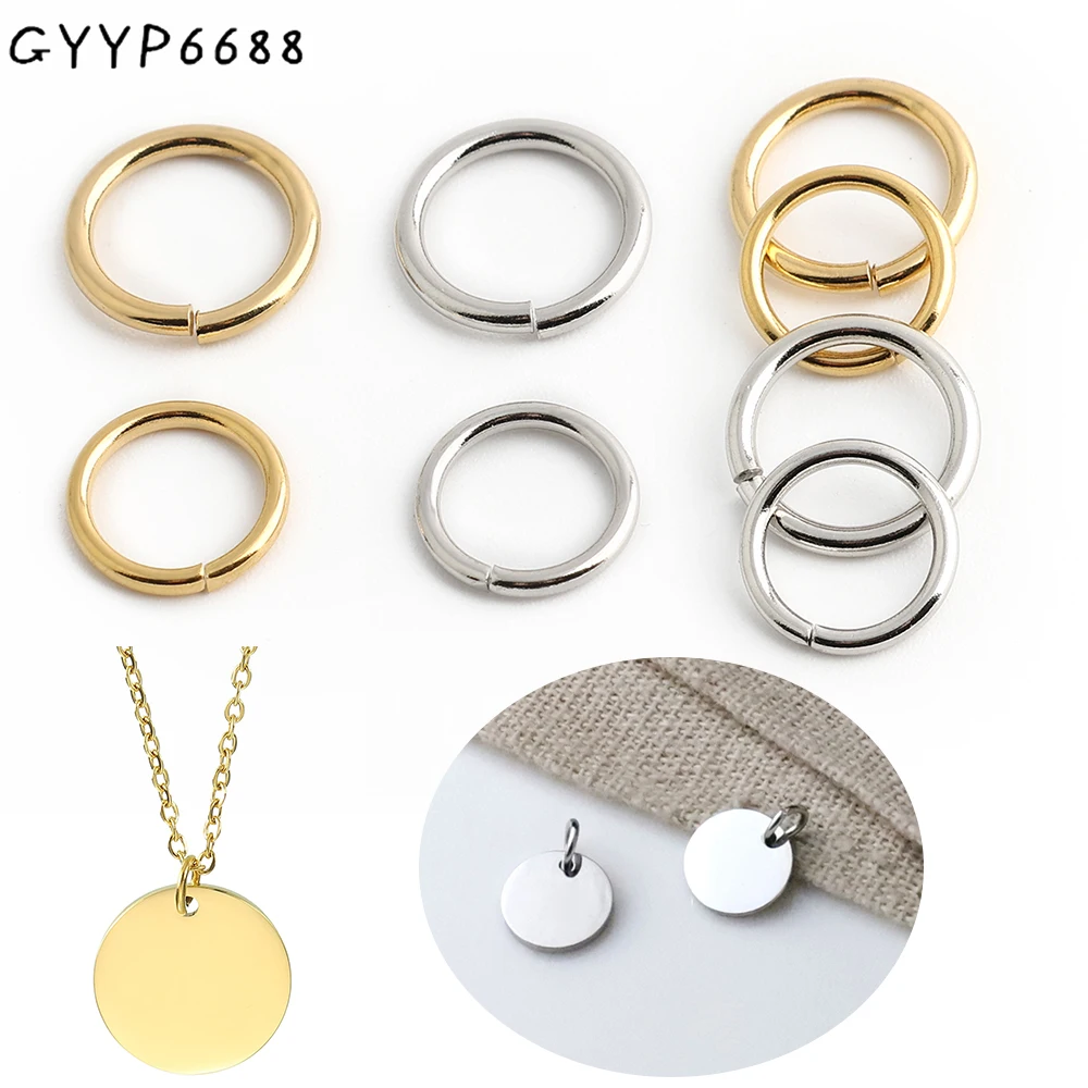 

20/50/100 шт. 8 мм 9 мм 18-каратное золото, разъемные кольца для брелоков, сумок, изготовления ожерелий, браслетов, фурнитура, аксессуары