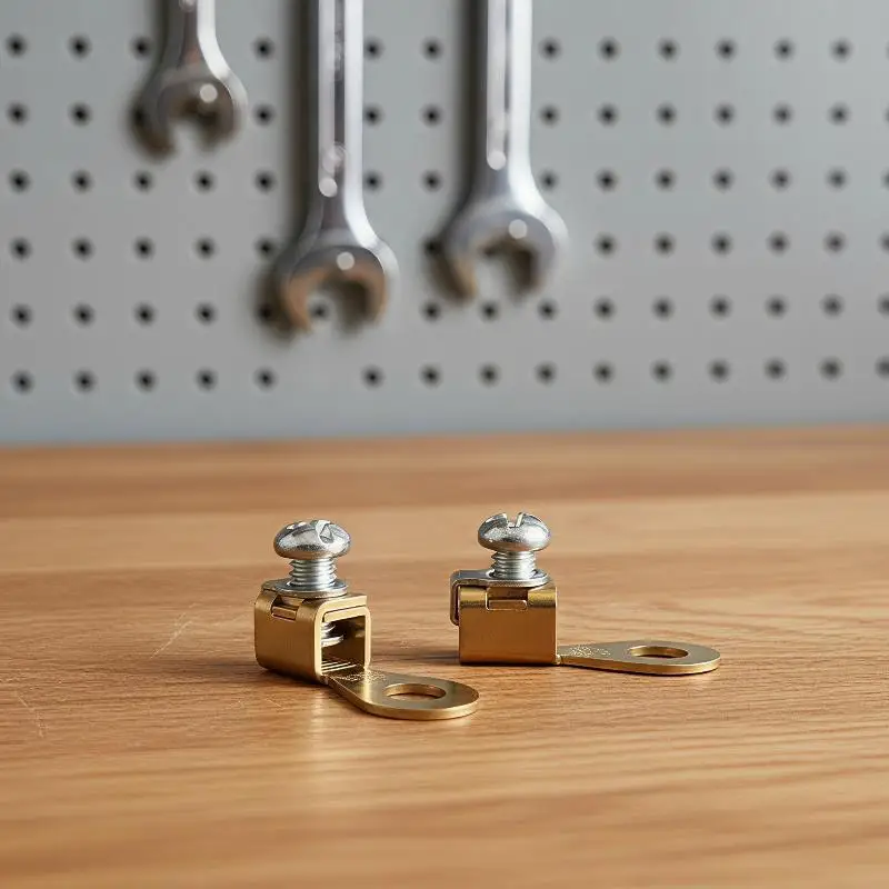 Brass Copper Wire Terminal Connectors High Conductivity Easy to Use 1Pcs for Outdoor Lighting Circuit Installation