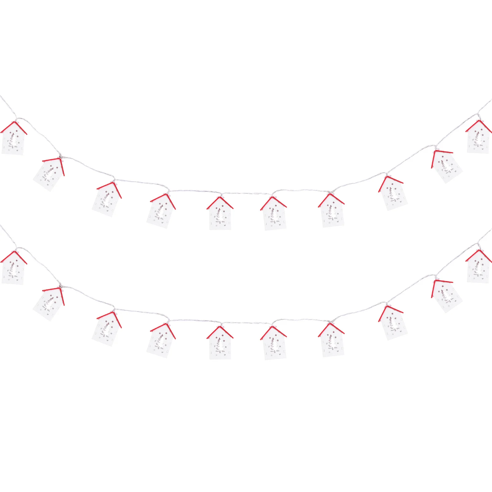 

1Pcs Christmas LED House String Lamp 3 Meters Powered Party Garden Indoor Decor Light String Lamp Christmas Supplies