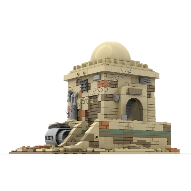 682 ELEMENTY Konstrukcyjne SW Dom na Tatooine MOC Personalizowany Modułowy Zestaw Klocków Kreatywny Projekt Popularna Zabawka DIY do Składania Prezent