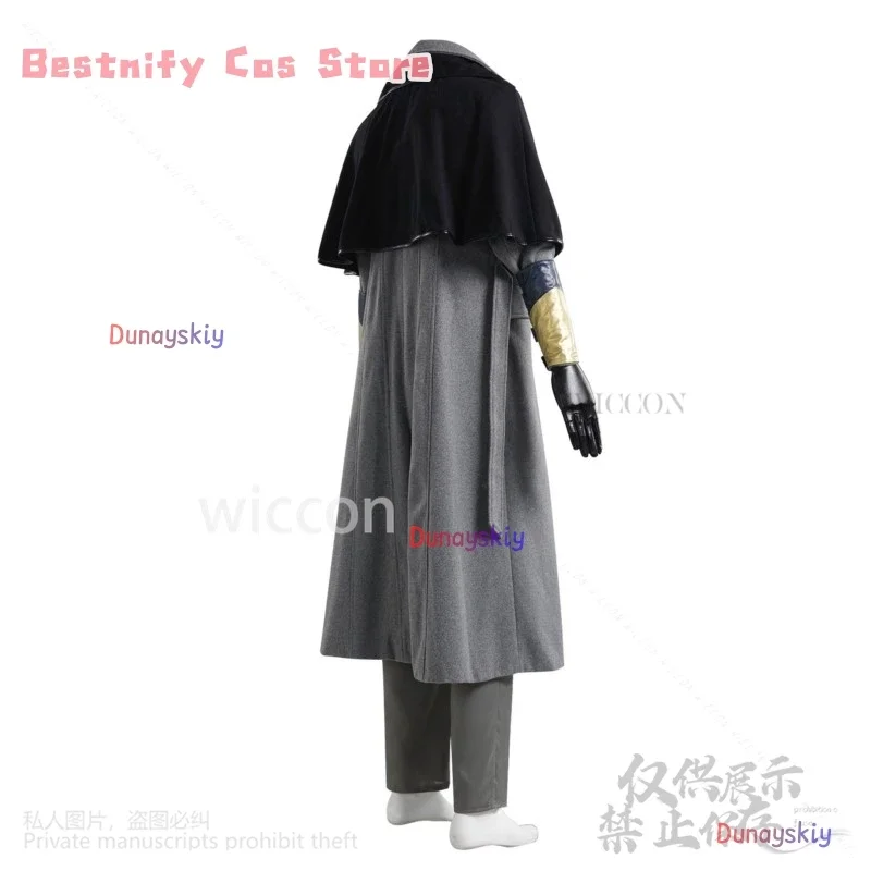 CosplayGehrman Cosplay Anime Game Bloodborne Costume Trench Coat Hat Gothic Uniform Suit For Man Halloween Christmas Party Cospl