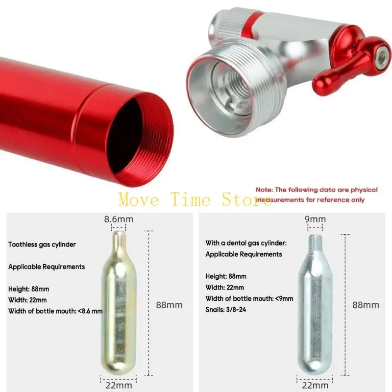 92me دراجة C02-Inflator Presta و Schrader متوافقة #3