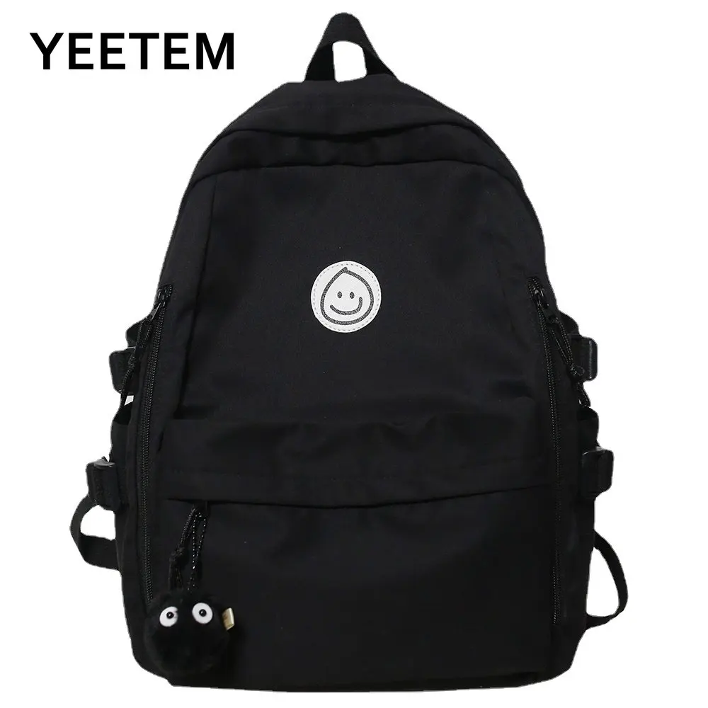 Women School Bags White Cute Female Backpack Waterproof  Book Bag Ladies Teen Girl Backpacks Fashion Nylon